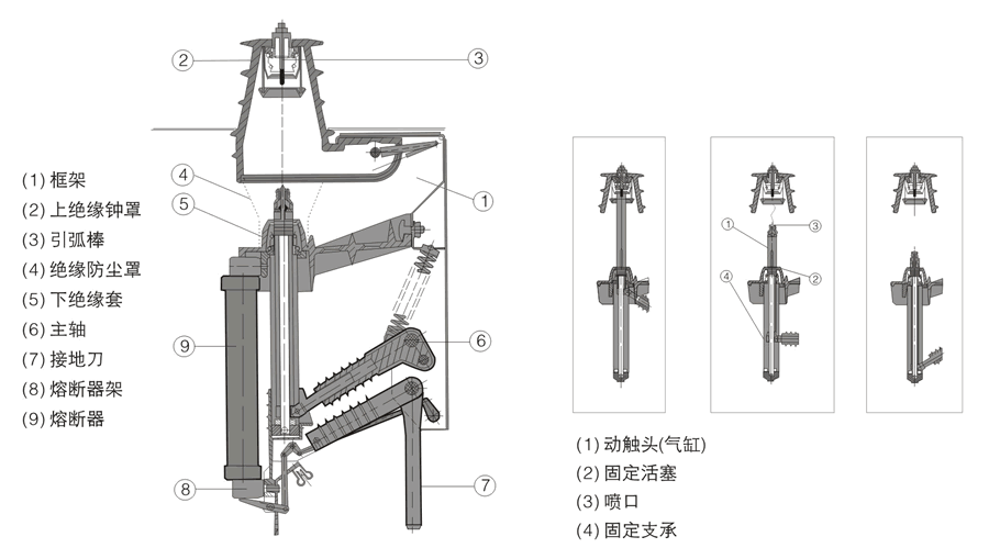 FKN12A-12D、FKRN12A-12D結(jié)構(gòu)說明圖